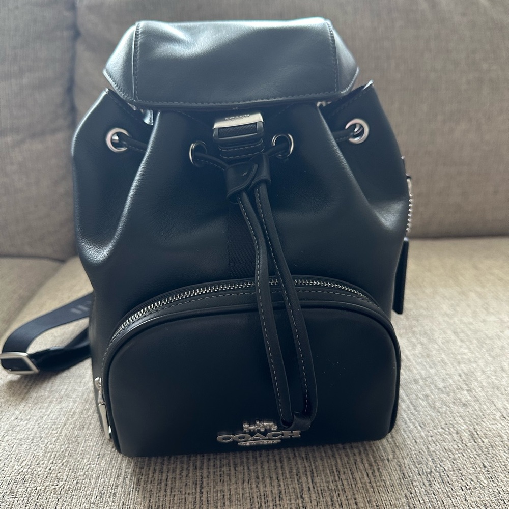 Coach pace leather backpack